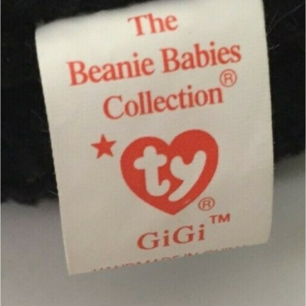 TY Beanie Baby Gigi the Poodle was born with Errors in 1997. See desc. pictures! - Picture 5 of 6